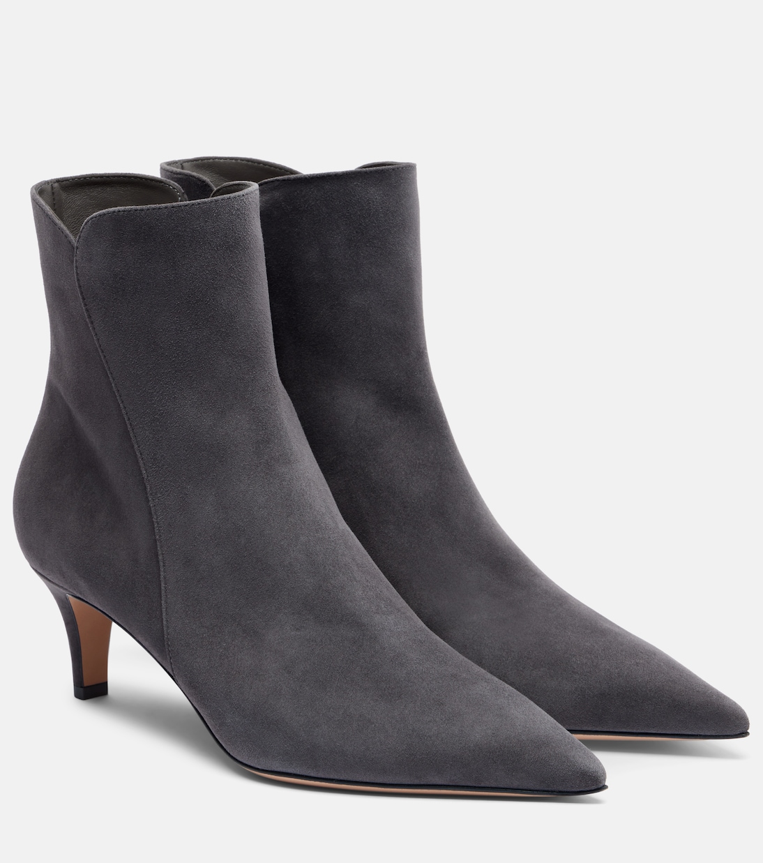 Замшевые ботильоны Levy 55 Gianvito Rossi, Lapis