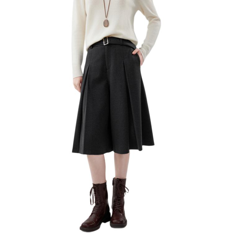 

ELLE Повседневные брюки женские Dark Gray утепленные широкие