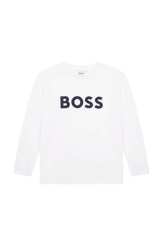 

Детская хлопковая водолазка Boss, белый
