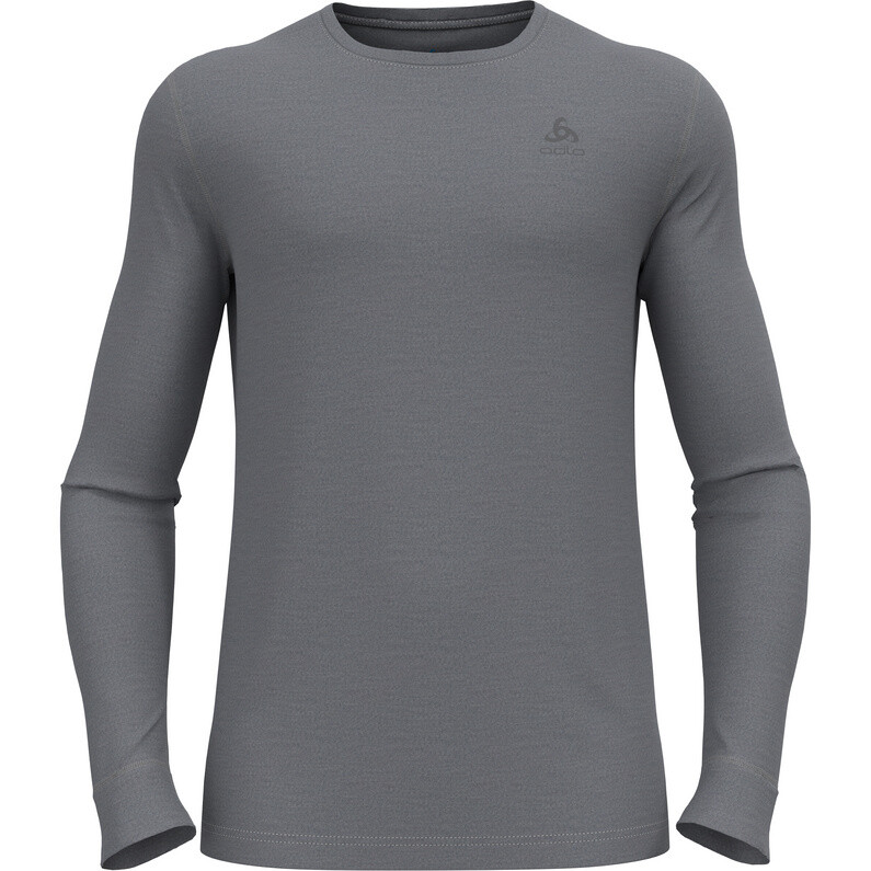 

Мужская рубашка Merino 260 с круглым вырезом и длинным рукавом Odlo, серый
