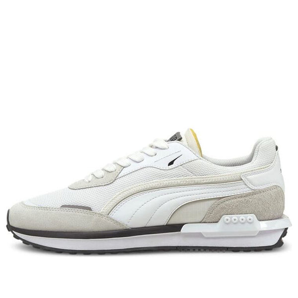 

Кроссовки city rider 'b&w - white black' Puma, белый