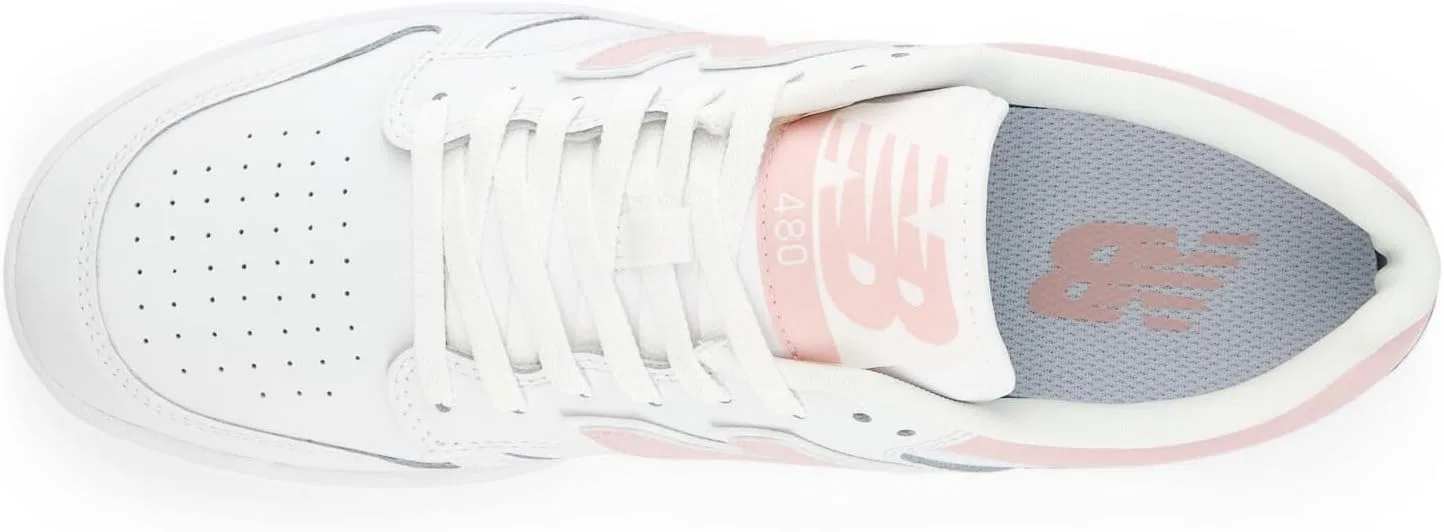 Мужские кроссовки New Balance 480, White Pink — фото 2