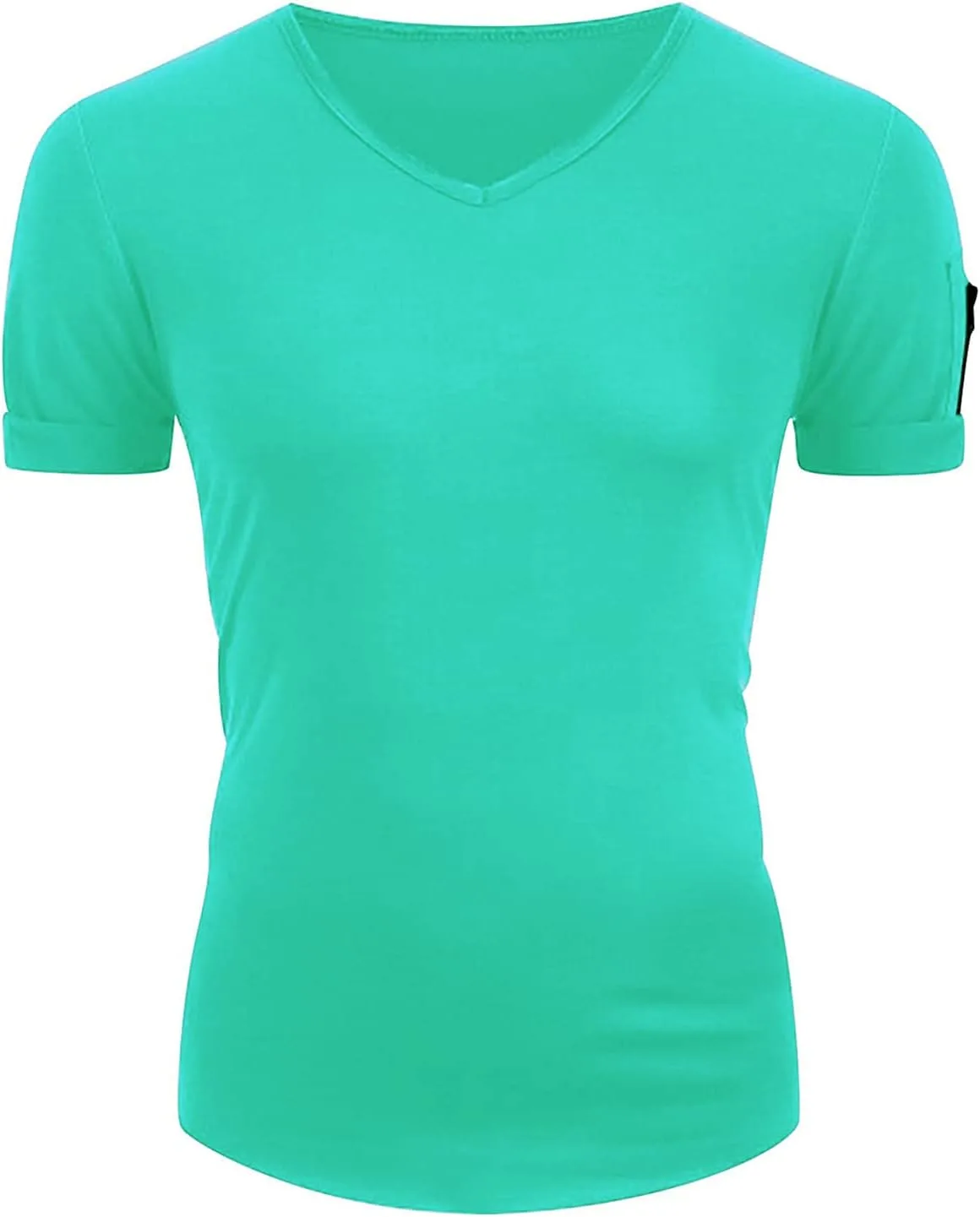 

Майская футболка Maiyifu-GJ для мужчин с V-образным вырезом и молнией