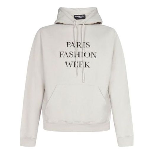 

Худи Balenciaga Paris Fashion Week Hoodie 'Almond', серый