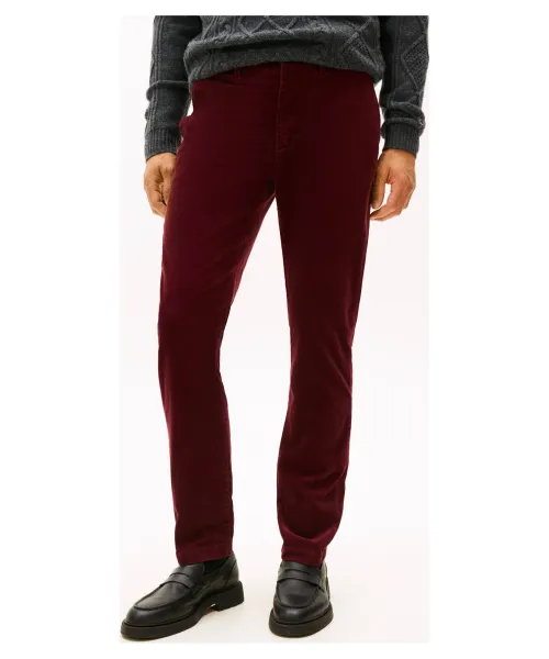 

Вельветовые брюки-чинос Denton Straight fit Tommy Hilfiger, красный