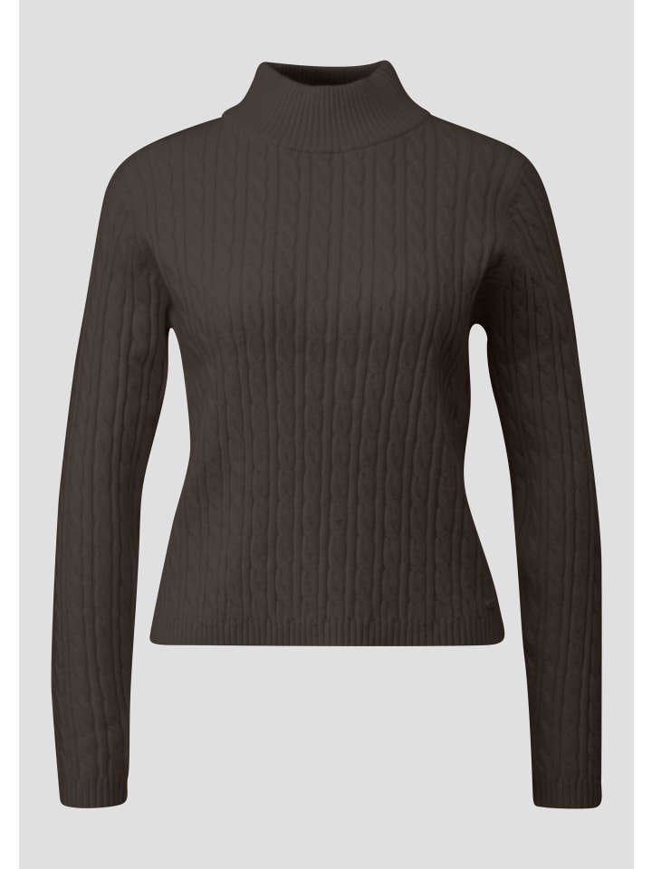 

Вязаный свитер цвета 8947_темно-коричневый QS