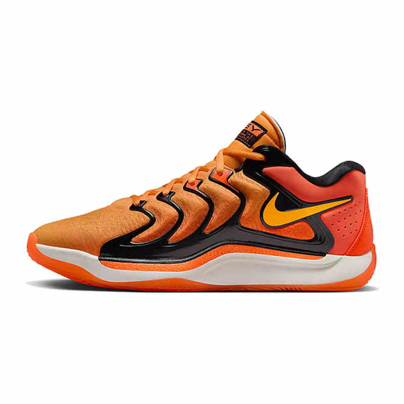 

Nike Баскетбольные кроссовки KD 17 с низким антискользящим покрытием, износостойкие, мужские, оранжевые