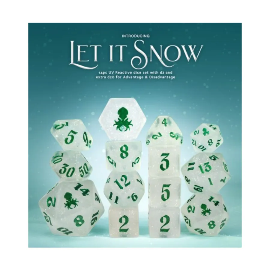 

Poly Set — изменение цвета, реагирующее на УФ-излучение, пусть идет снег с зеленым (14), Poly Sets - Reactive