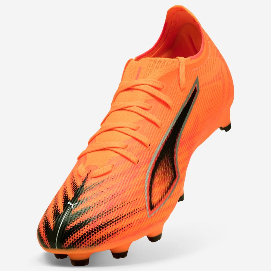 PUMA Футбольные бутсы женские/мужские FG/AG - Ultra 6 Match, оранжевые — фото 2
