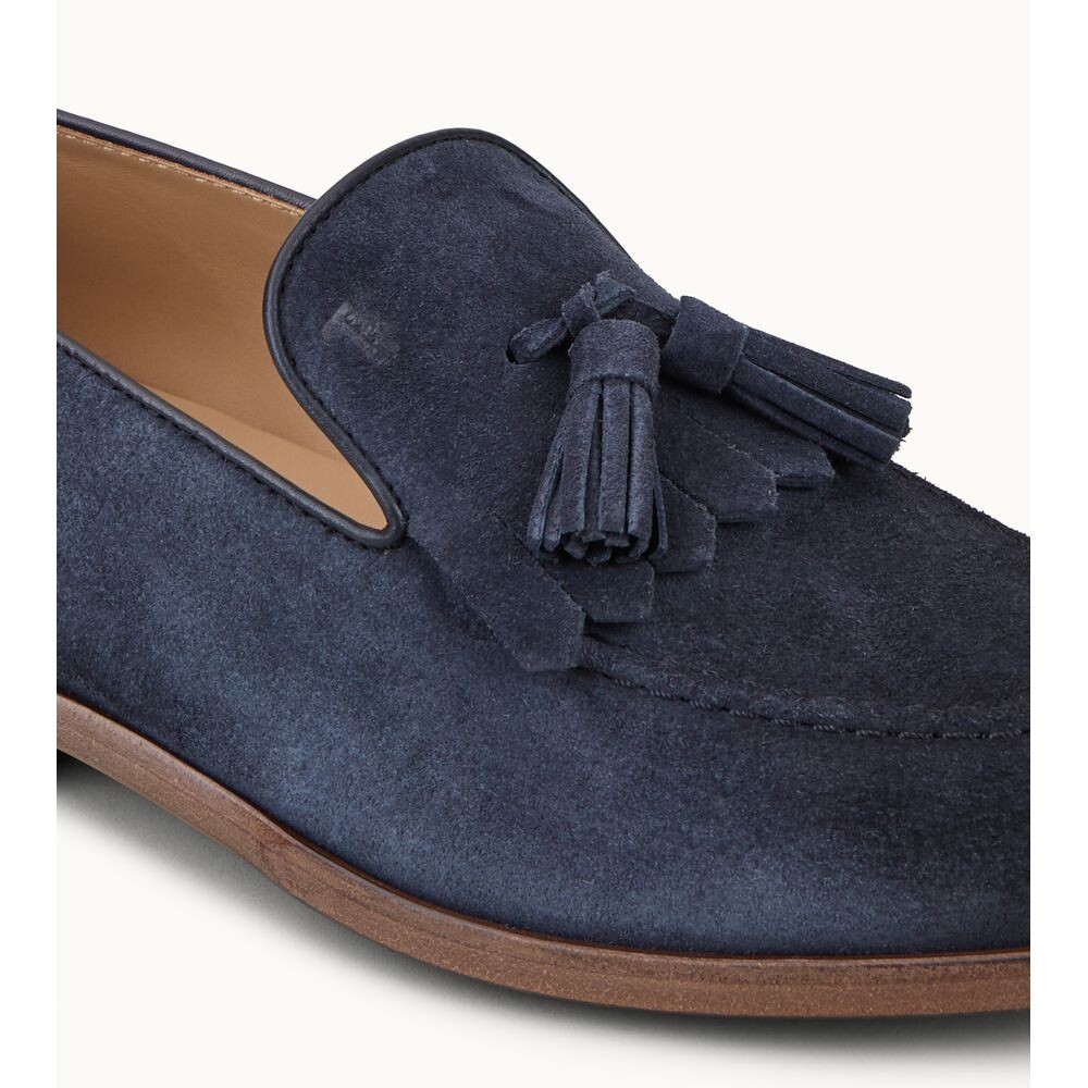 

Лоферы из Замши TOD's, синий