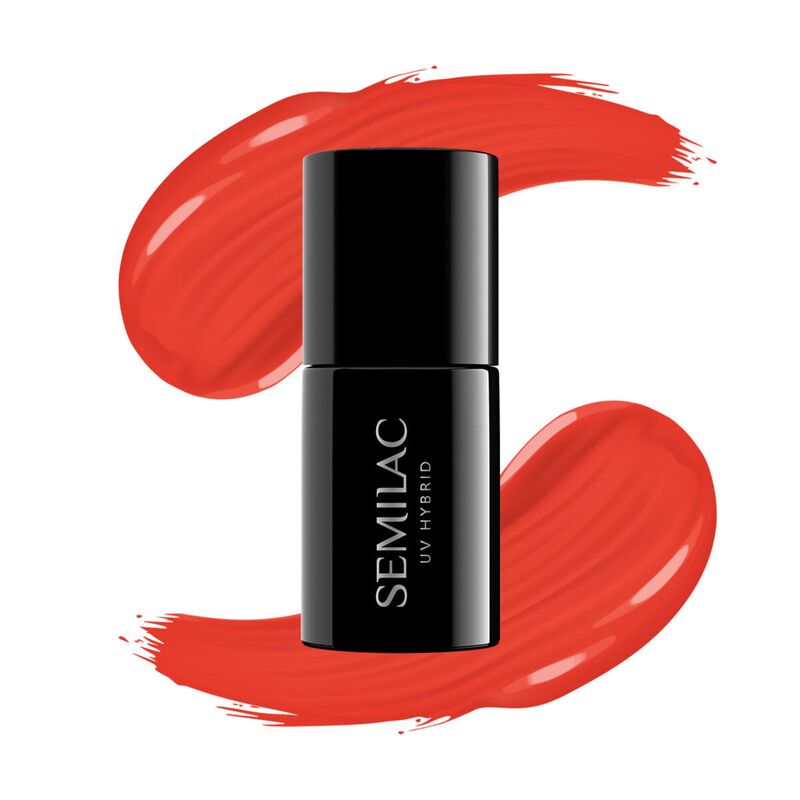 

039 УФ-лак для ногтей Hybrid Sexy Red Semilac, 7 ml