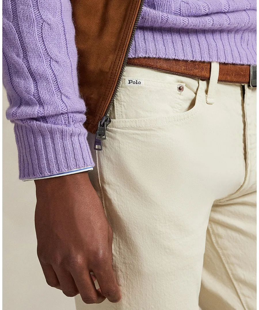 Мужские джинсы Sullivan Zip-Fly Denim Polo Ralph Lauren, andover кремовый — фото 3