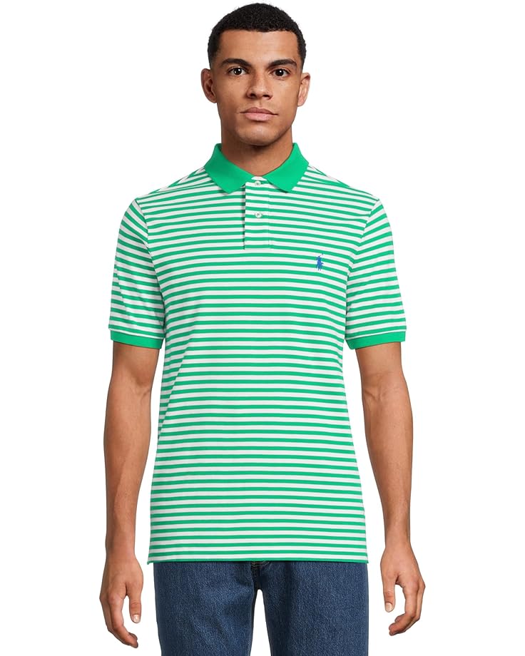 

Поло Polo Ralph Lauren Short Sleeve Animated Mesh - Classic, цвет Summer Emerald/White