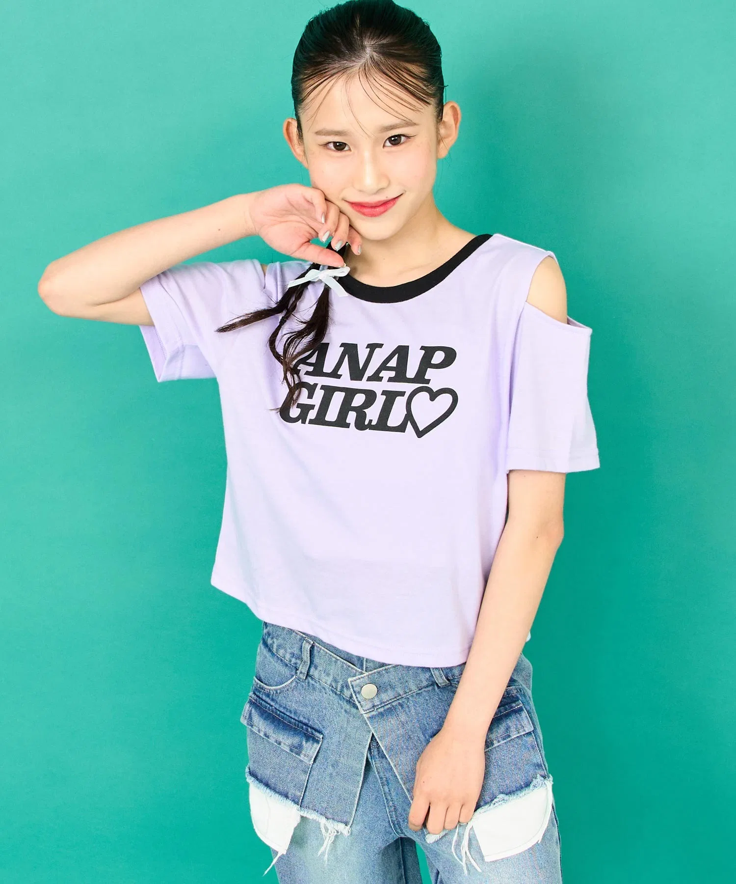 Детская футболка ANAP GiRL с открытыми плечами