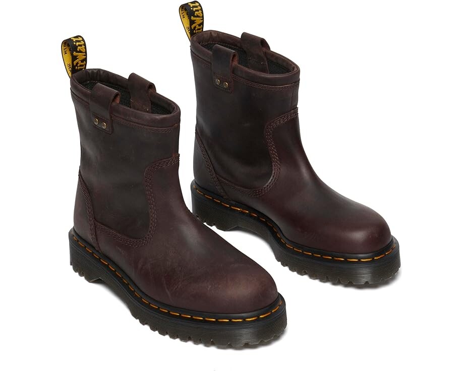 

Ботинки Unisex Dr. Martens Anistone Lo Leather Boots, темно-корчневый