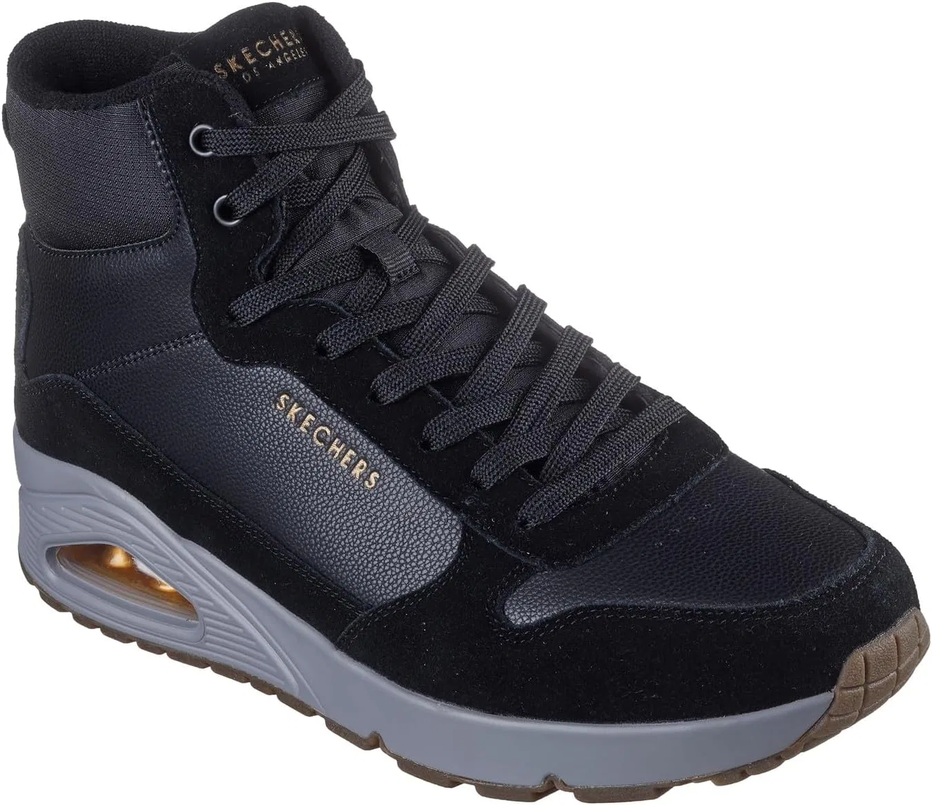 Ботинки Skechers UNO Stacre Mid Schwarz BLK, Black Blk — фото 3