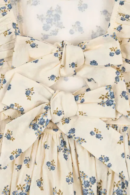 Платье хлопковое Cianna Dress Konges Sløjd, бежевый — фото 4