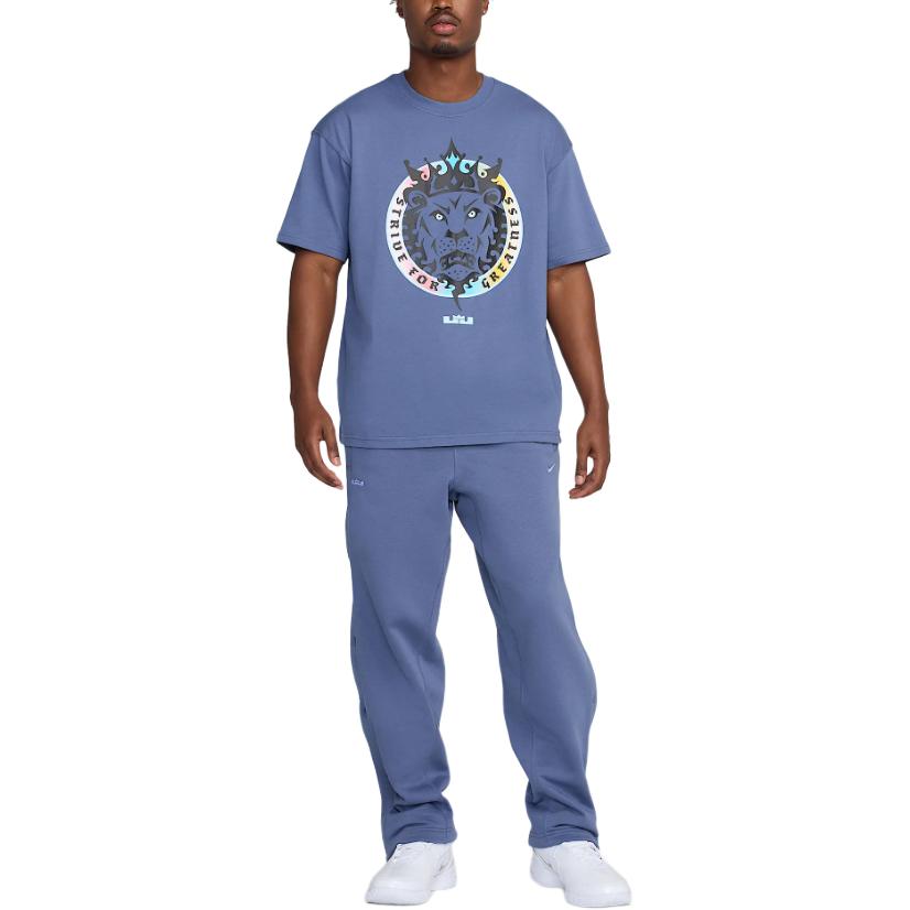 Футболка баскетбольная LeBron Men's Max90 Nike, синий — фото 4