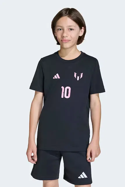 Футболка хлопковая MESSI Adidas Performance, черный