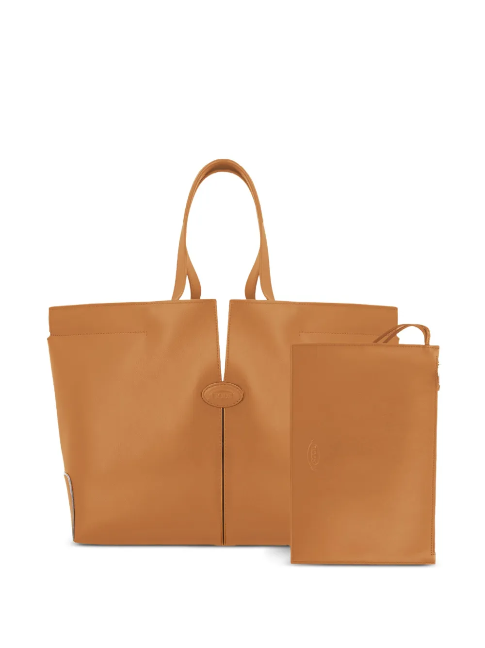

Сумка-тоут из кожи Medium Di Bag Folio TOD'S, коричневый