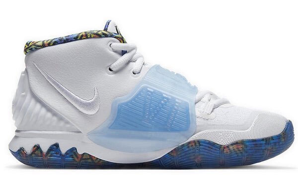 Кроссовки kyrie 6 Nike, белый — фото 2