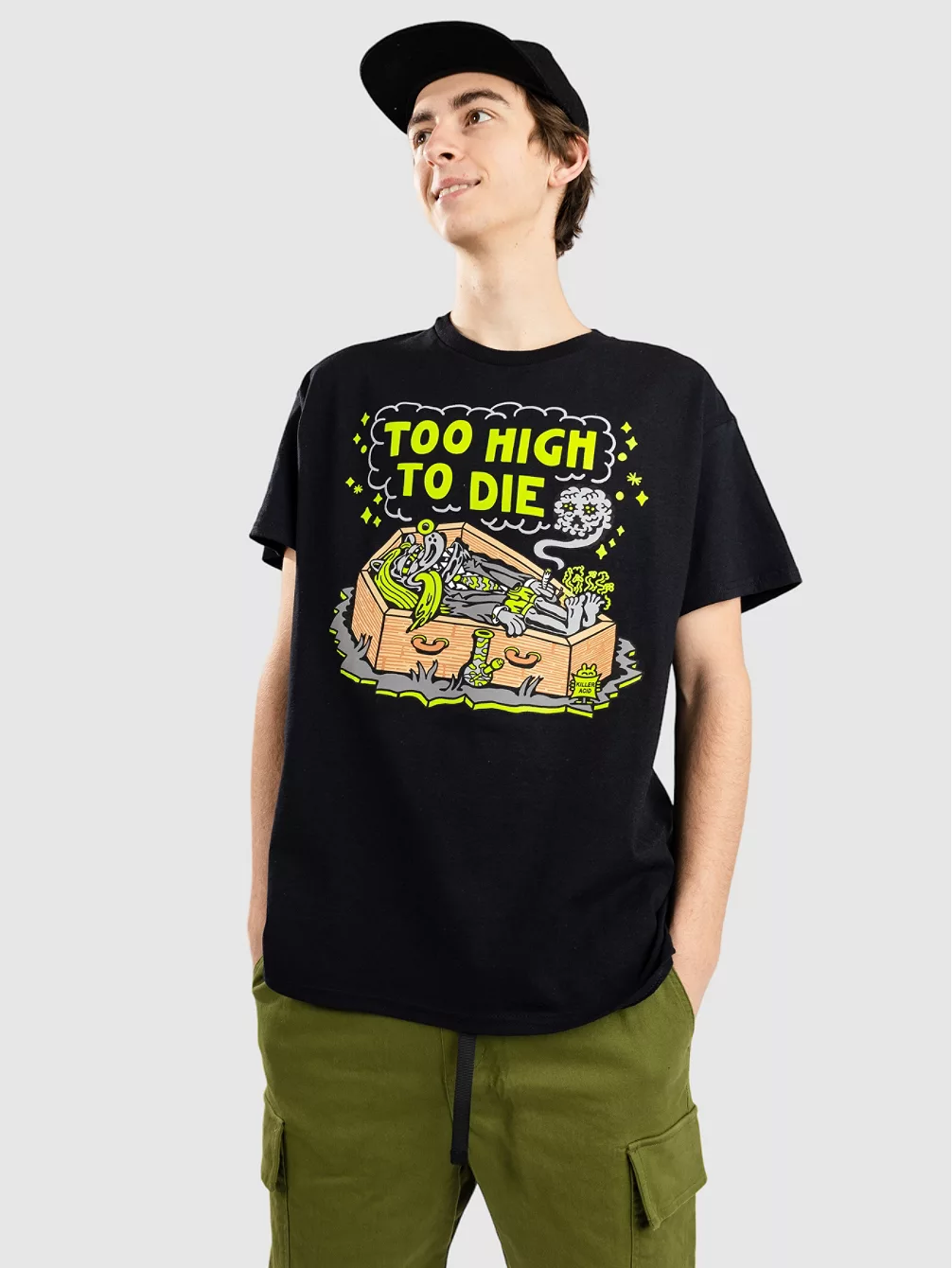 

Футболка Too High To Die Killer Acid, черный