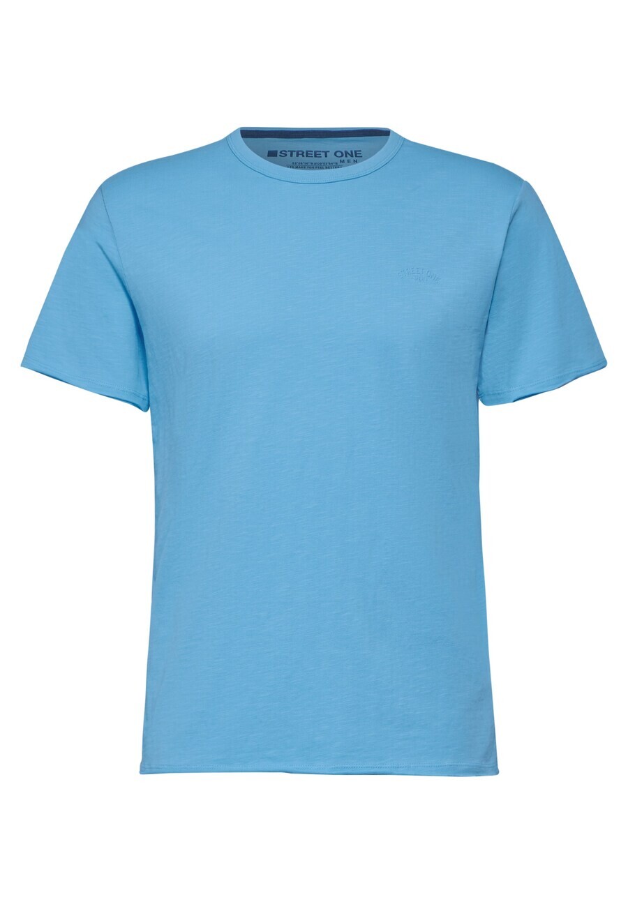 

Классическая футболка Street One MEN Shirt, светло-синий