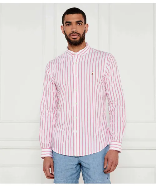 

Рубашка Slim fit Polo Ralph Lauren, розовый