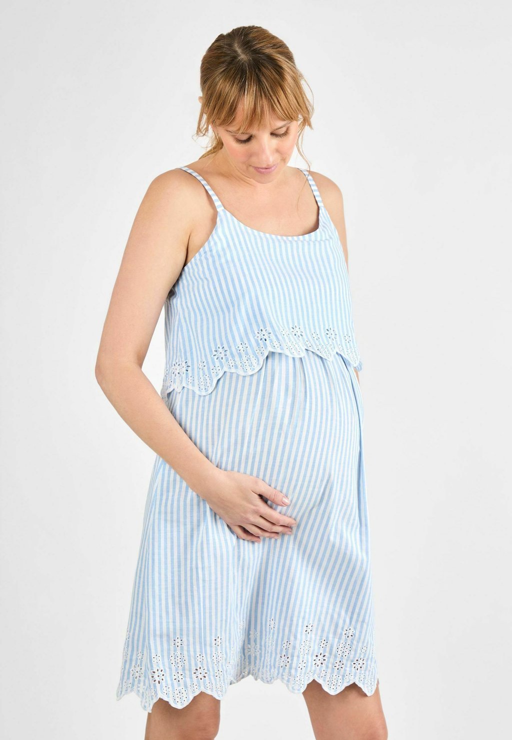 

Ночная рубашка STRIPE BRODERIE MATERNITY NURSING JoJo Maman Bébé, синий