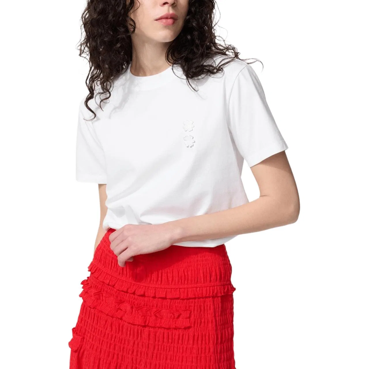 Футболка UNIQLO x Cecilie Bahnsen белая