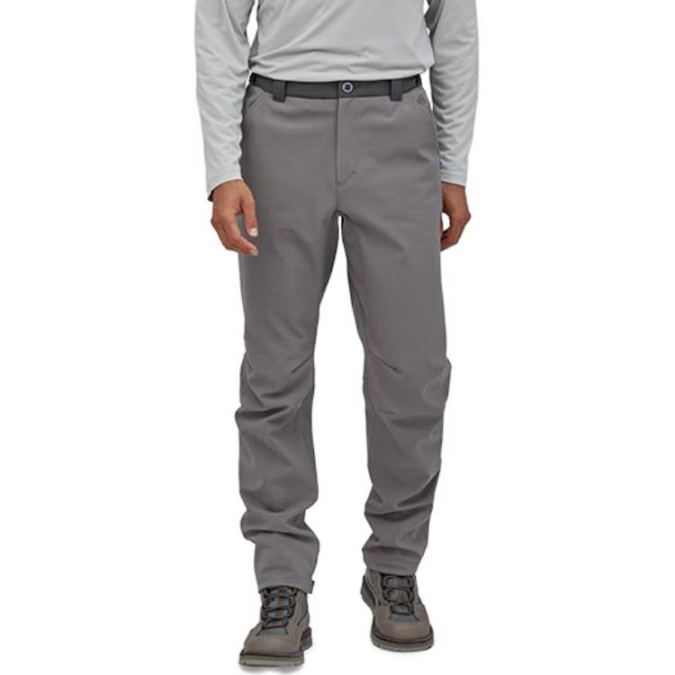 Мужские штаны Soft Shell из серии Fly Fishing Patagonia, светло-серый/серый — фото 4