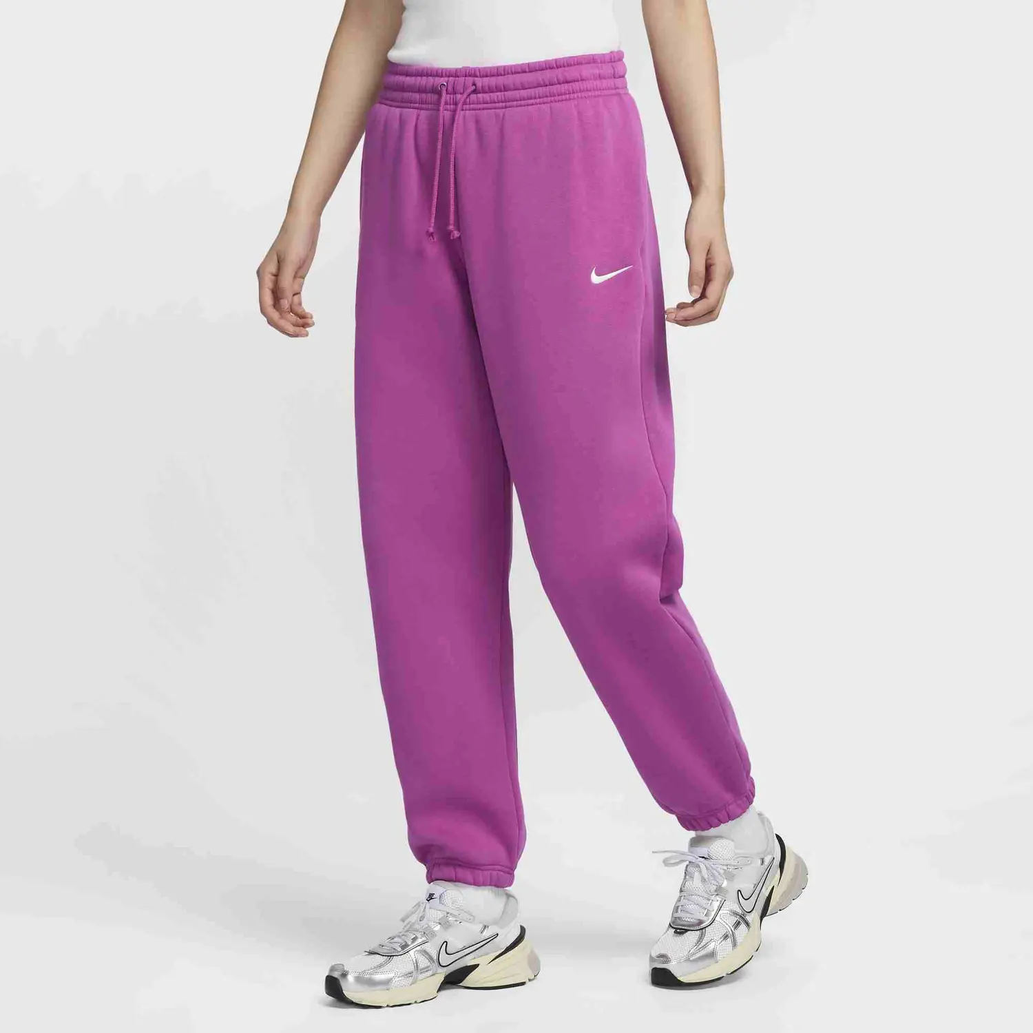 Спортивные штаны Nike Phoenix Fleece Knitted Женские Яркий фуксия — фото 3