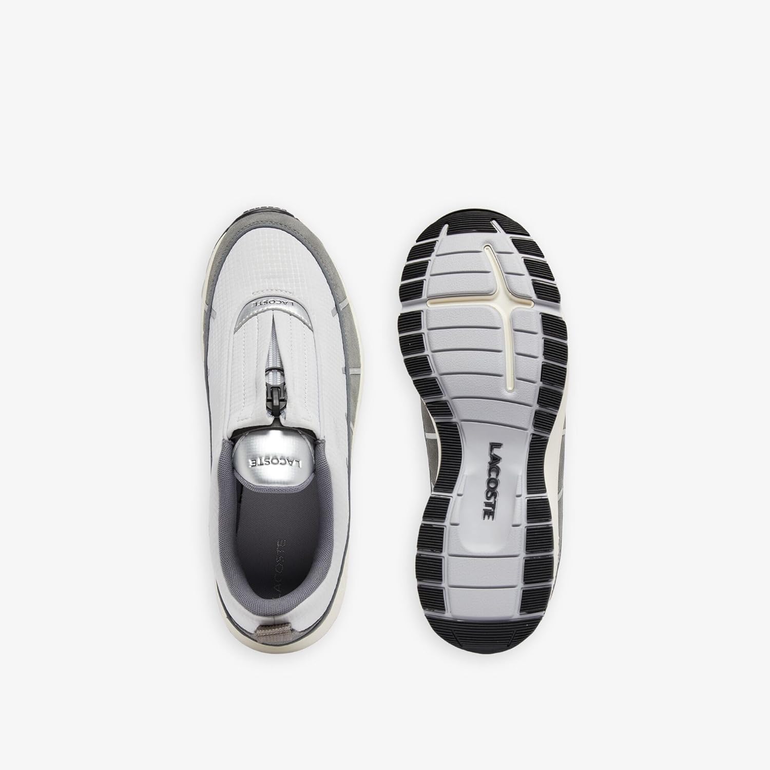 Lacoste мужские кроссовки Audyssor Zip Og, Lt Gry/Off Wht — фото 4