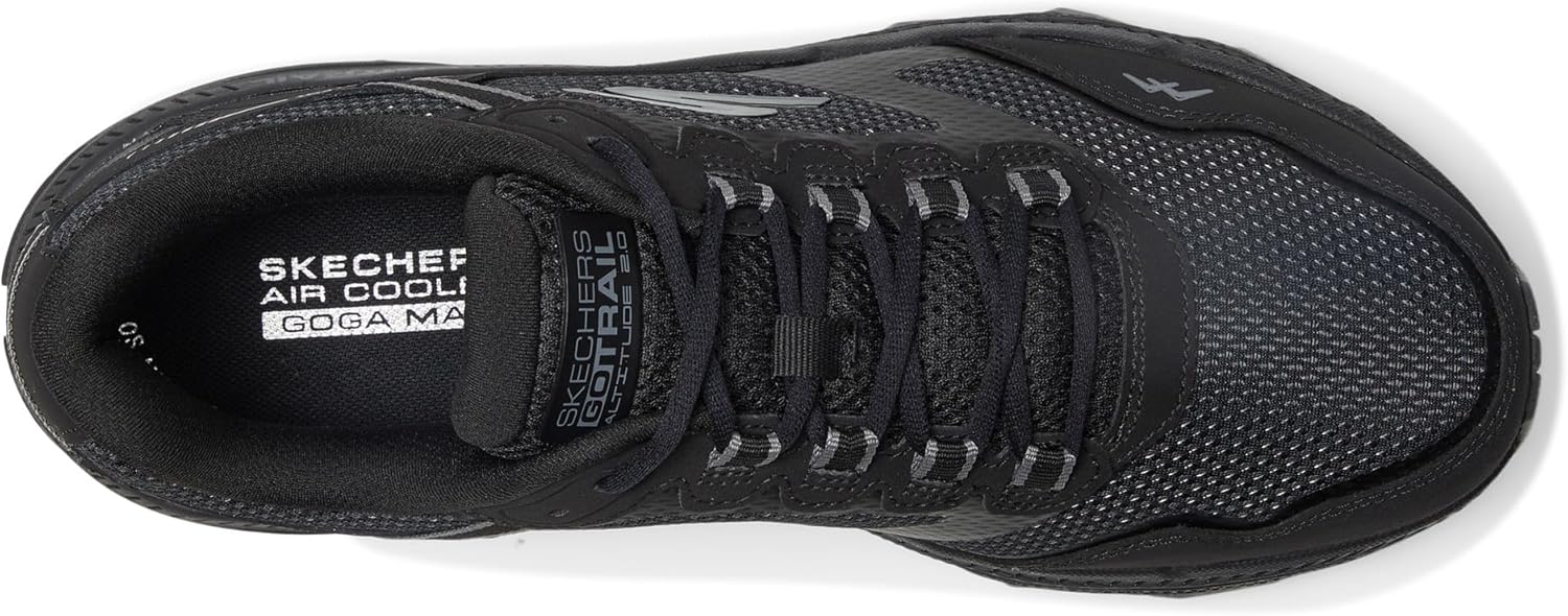 Мужские кроссовки Skechers Go Run Trail Altitude 2.0-Marble Rock 3.0, черный — фото 2