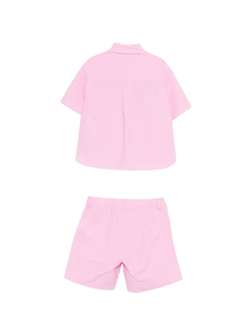 Комплект из рубашки и шорт с принтом в виде медвежьей шкуры Moschino Kids, розовый — фото 2