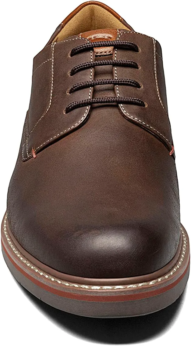 Мужские оксфорды Florsheim Neufeld с простым носком, коричневый — фото 3