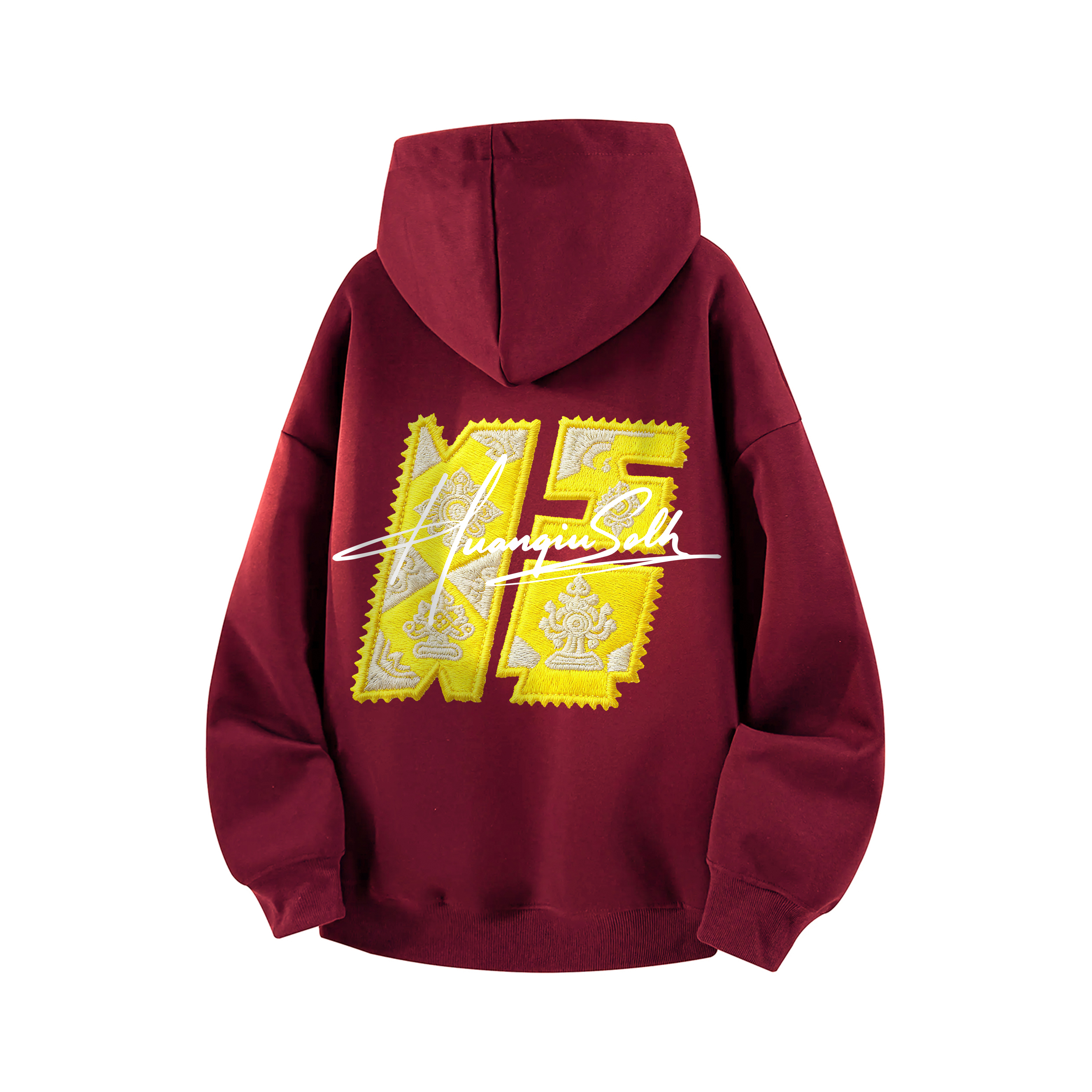 

Толстовка Unisex Hooded Moderate Regular HUANQIU, burgundy