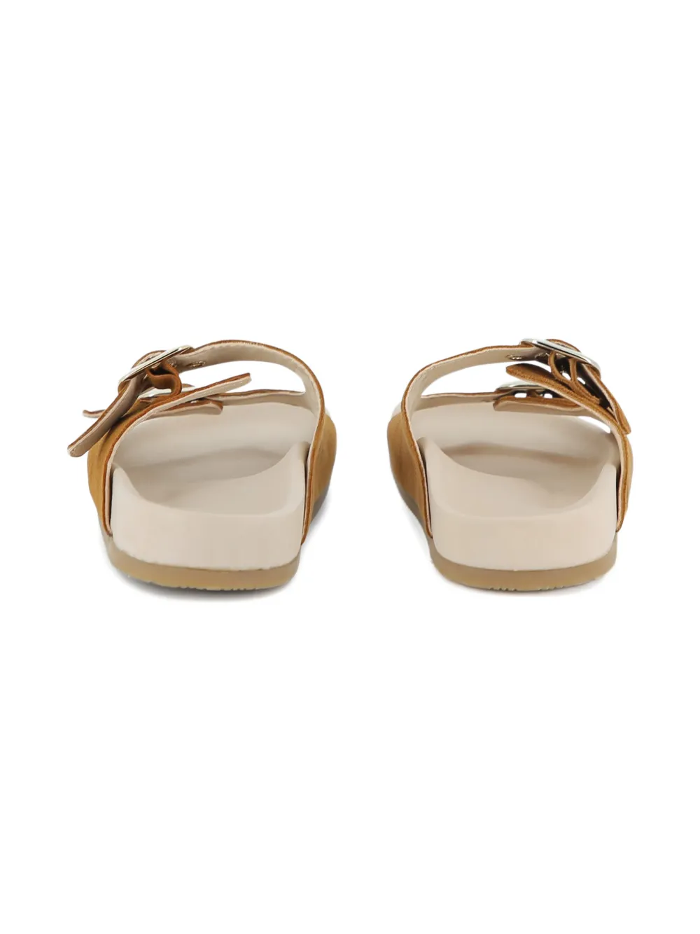 Босоножки polly с ремешком и пряжкой Chloé Kids, коричневый — фото 3
