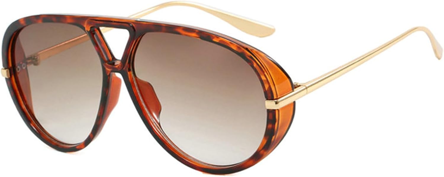 

Хелена Модные большие солнцезащитные очки-пилот для женщин и мужчин, овальные солнцезащитные очки, винтажные солнцезащитные очки в крупной оправе, панк-солнцезащитные очки для мужчин helena, C5