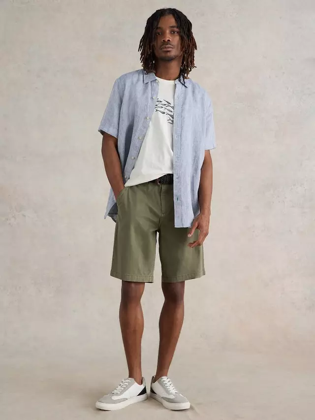

Рубашка White Stuff Pembroke Short, цвет chamb/blue
