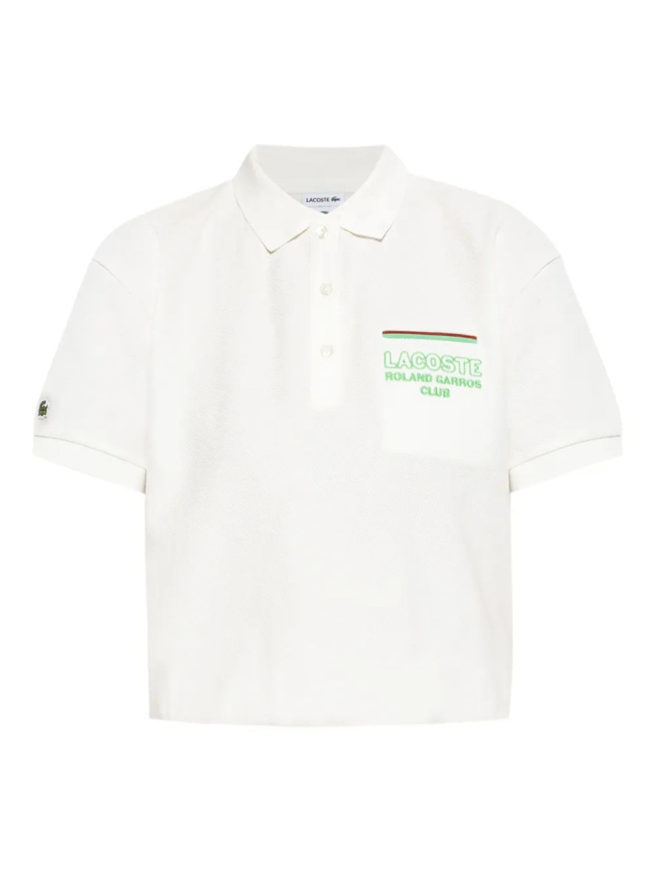 

Поло с логотипом Lacoste, белый