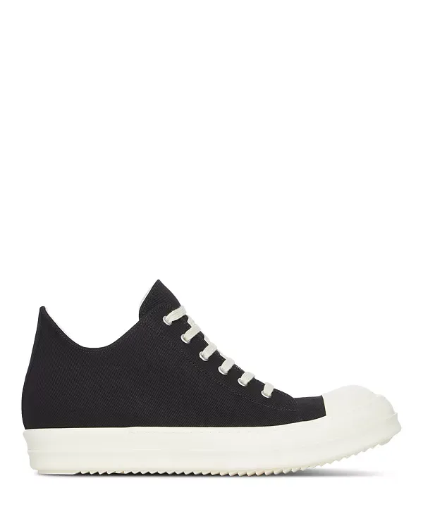Низкие кроссовки Concordians Drkshdw Rick Owens, Black/Milk