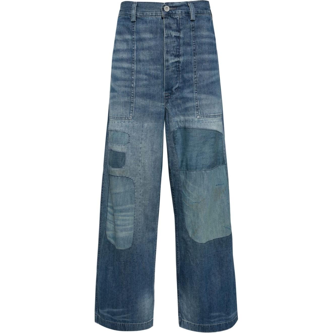 

Потертые джинсы с широкими штанинами Polo Ralph Lauren