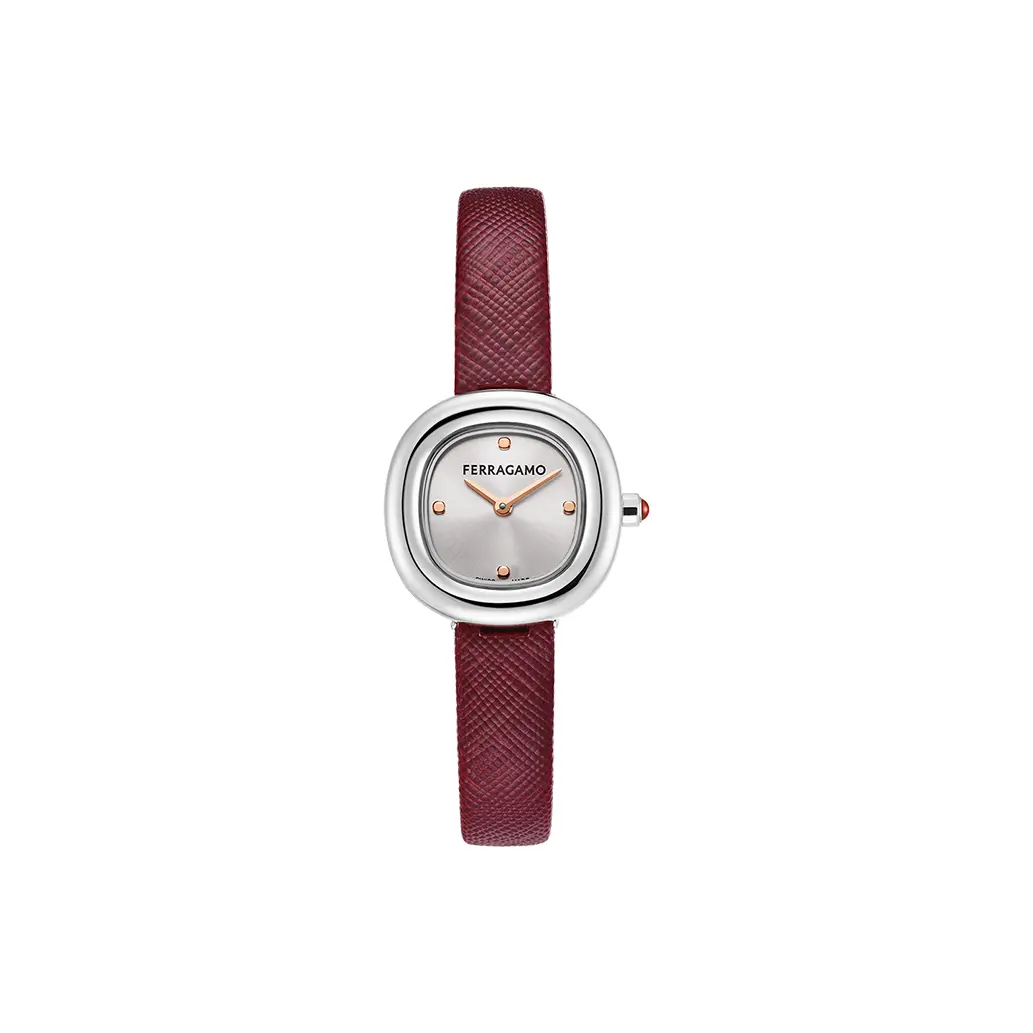 

Ferragamo Часы Bracelet Series Wrist Watch Quartz Movement 25mm Black Dial Women's Watch Box Limited Edition, Silver