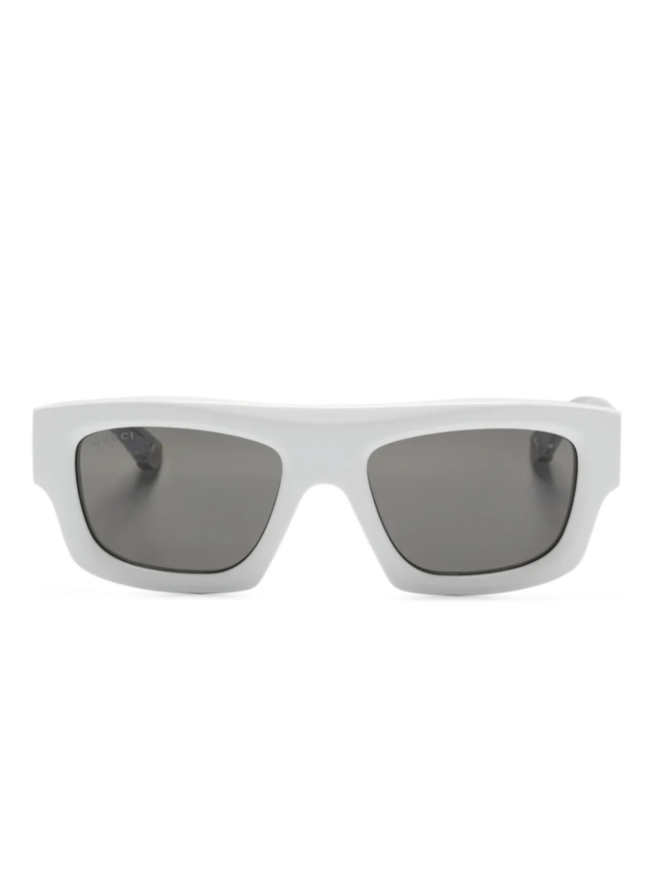 

Солнцезащитные очки в прямоугольной оправе Gucci Eyewear, белый