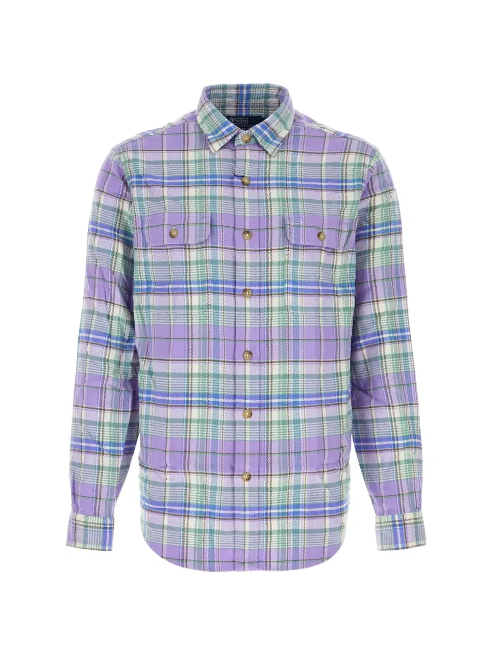 Клетчатая фланелевая рубашка Polo Ralph Lauren, фиолетовый
