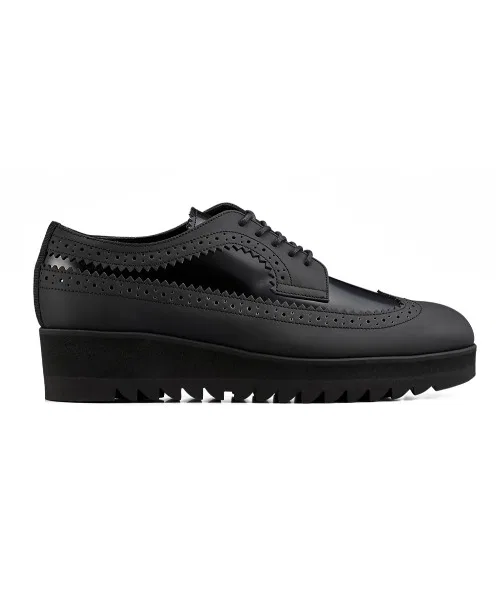 Унисекс кожаные броги THE ONITSUKA BROGUE чёрные — фото 2