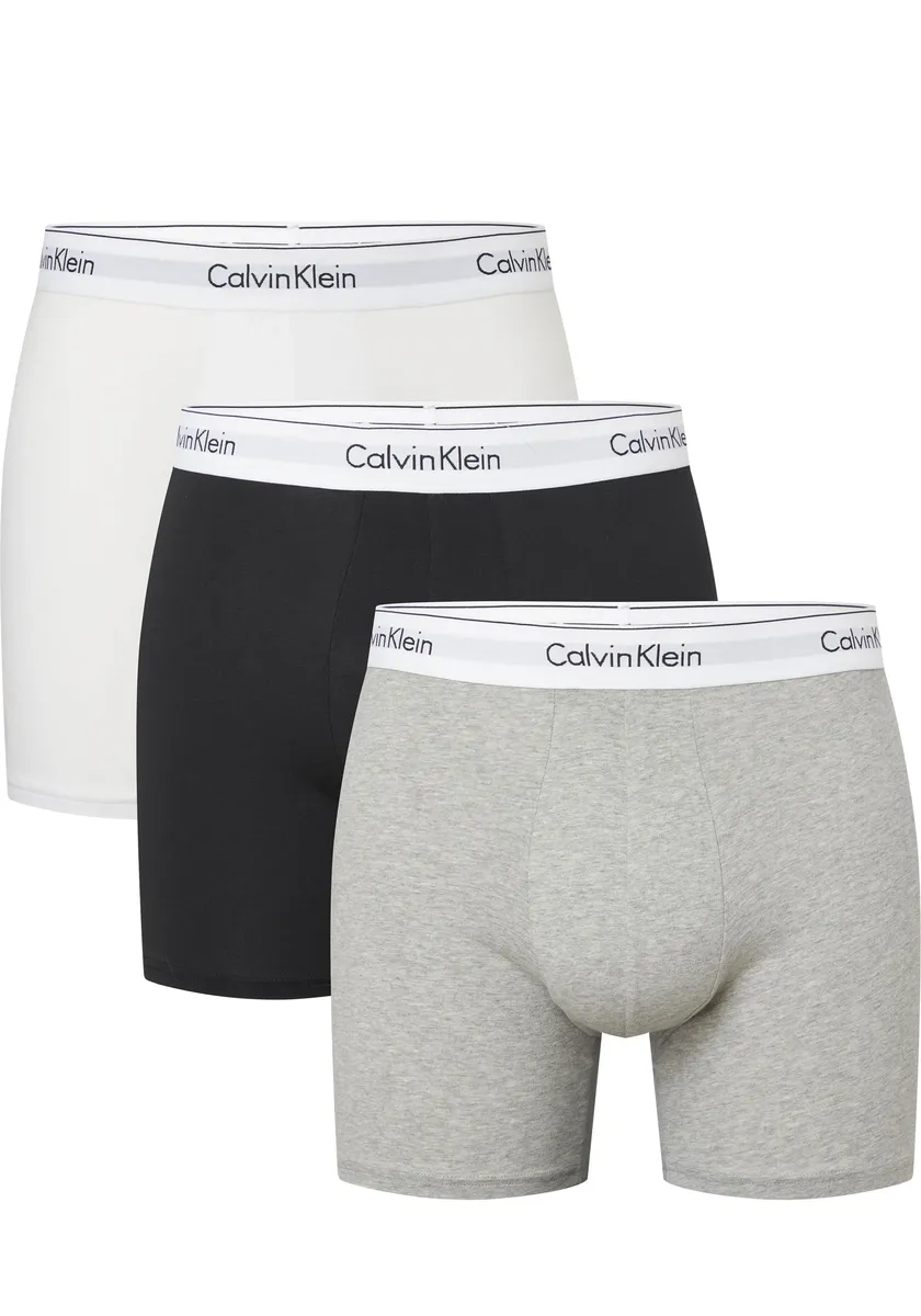 

Боксеры Calvin Klein Underwear (3 шт. в упаковке, 3 шт. в упаковке), с надписью-логотипом на поясе, черный