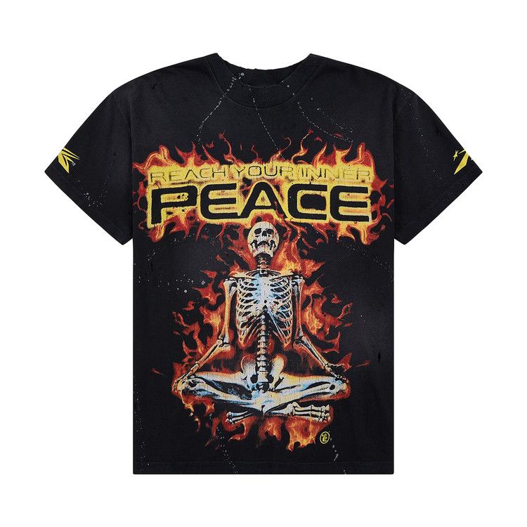 

Футболка Hellstar Inner Peace Skeleton T-Shirt, Black