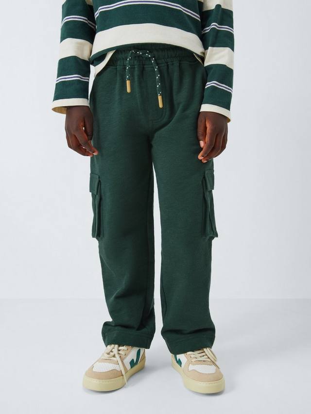 

Детские карго-джоггеры с широкими штанинами John Lewis, Green